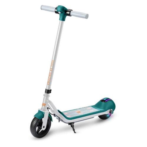 Kiddoboo Παιδικό Πατίνι E-Scooter KiddoRider Πράσινο Ασημί