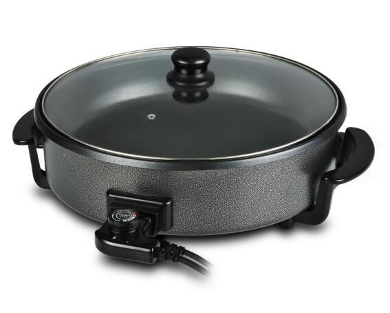 IQ KC-1122 Teppanyaki Σκεύος με Ρυθμιζόμενο Θερμοστάτη 1500W 36x7εκ.