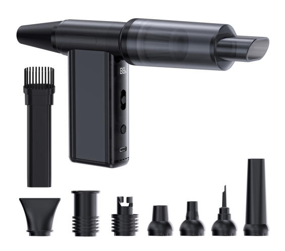 KINZIR 2 σε 1 σκουπάκι χειρός & air duster AD51 180W 4000mAh μαύρο