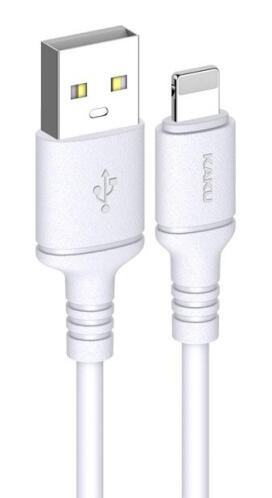 KAKUSIGA καλώδιο Lightning σε USB KSC-421 2.8A 480Mbps 2m λευκό