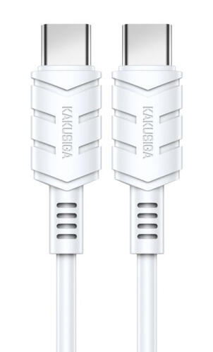 KAKUSIGA καλώδιο USB-C σε USB-C KSC-710 60W 480Mbps 1.2m λευκό