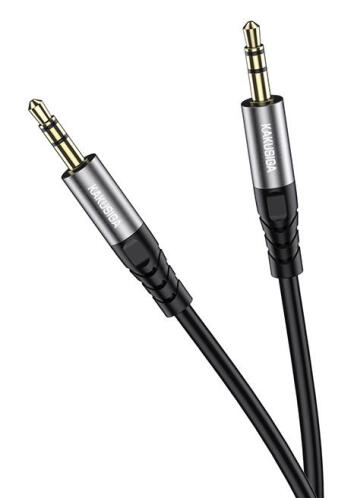KAKUSIGA καλώδιο ήχου 3.5mm KSC-892 AUX 1m μαύρο