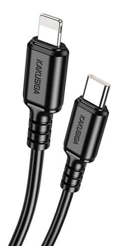 KAKUSIGA καλώδιο Lightning σε USB-C KSC-982 20W 480Mbps 1m μαύρο