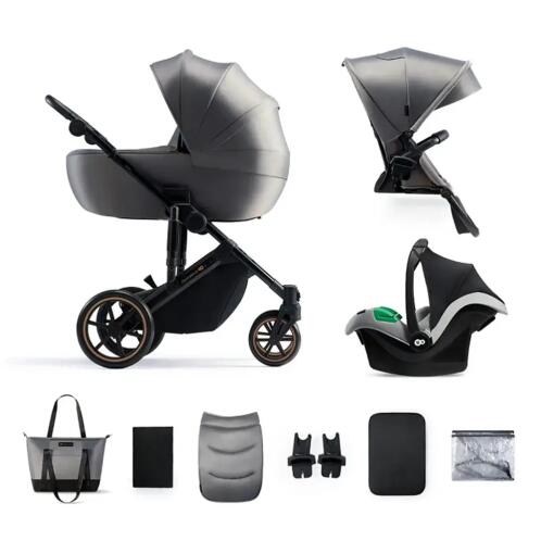 Kinderkraft Βρεφικό Trio Set Prime2 3 IN1 Mink Pro Shadow Grey