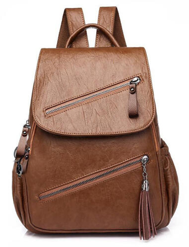 Γυναικεία τσάντα πλάτης LBAG-0004 καφέ