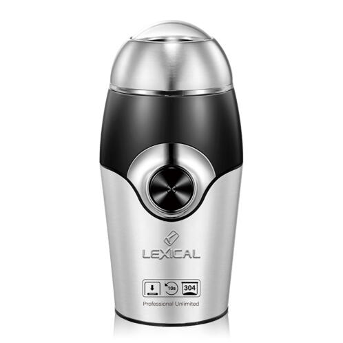Lexical Ηλεκτρικός Μύλος Καφέ 200W με Χωρητικότητα 50gr Ασημί