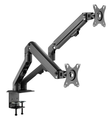 BRATECK βάση γραφείου LDT45-C024 για 2 οθόνες 17"-27" έως 7kg ανά οθόνη