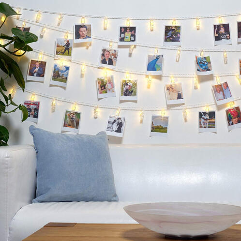 Σετ Φωτεινά Μανταλάκια με Λευκό Θερμό Φωτισμό LED GloBrite 10 τμχ LEDPegFairy10