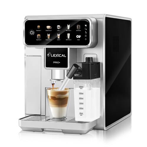 Lexical LEM-0690 Αυτόματη Μηχανή Espresso 1300W Πίεσης 15bar για Cappuccino με Μύλο Άλεσης Καφέ