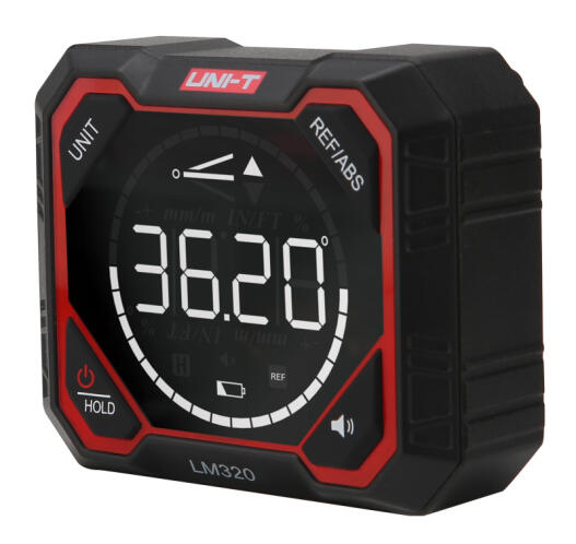 UNI-T ψηφιακό γωνιόμετρο laser LM320E 4x90° μαγνητικό σώμα 1000mAh