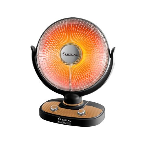 Lexical Θερμάστρα Επιτραπέζια Φορητή Κεραμική σε Μαύρο Χρώμα 900W LSH-8060-2