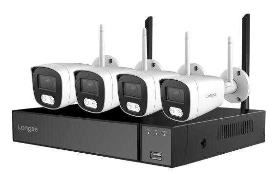 LONGSE NVR καταγραφικό με 4 κάμερες LW5MC84B1 WiFi 5MP 8 κανάλια