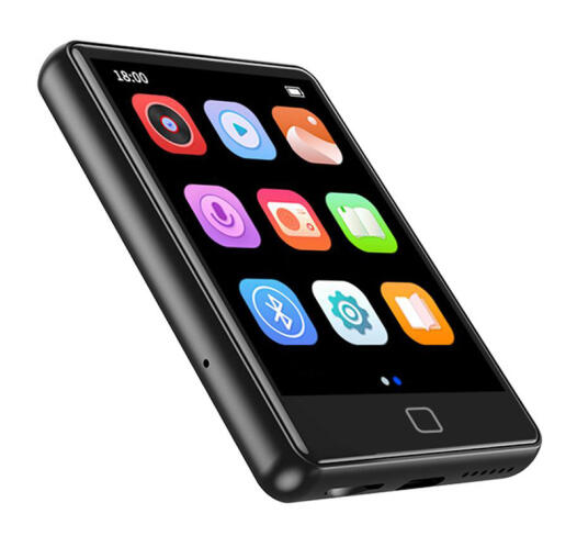 RUIZU MP3 player M20 με οθόνη αφής 2.8" 16GB ελληνικό μενού μαύρο