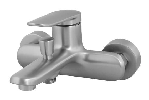 BRUNO μπαταρία τοίχου μπάνιου M31570-235C αναμεικτική ασημί