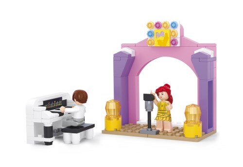 SLUBAN Τουβλάκια Girls Dream Music Stage M38-B0521 109τμχ