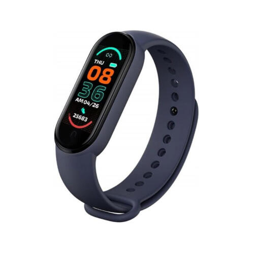 Ρολόι Fitness Tracker με Πιεσόμετρο και Μετρητή Καρδιακών Παλμών Smart Band M6 Χρώματος Μπλε SPM M6-MAGN-DBlue