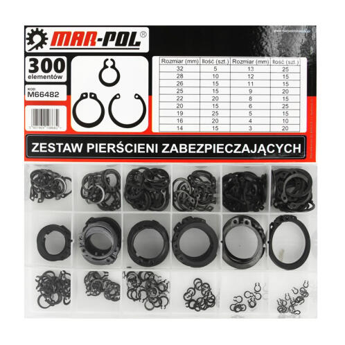 MAR-POL Σετ Δακτύλιοι Ασφαλείας 300 τμχ MAR-POL M66482