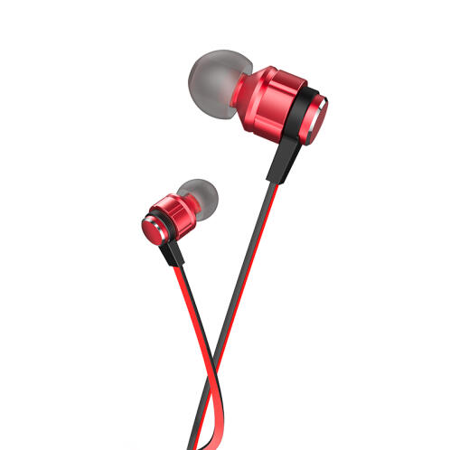 HOCO M85 Platinum sound universal earphone με μικρόφωνο red flame