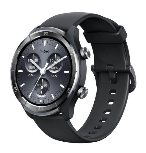 Mibro A3 Aluminium 45mm Smartwatch με Παλμογράφο 1.39" IPS GPS 2 ATM Γκρι