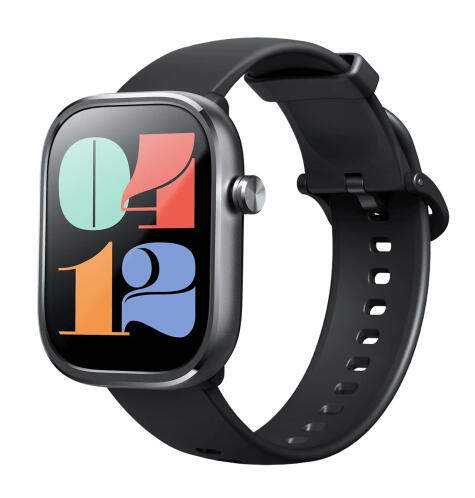 Mibro C4 Smartwatch C4 2.01" με Παλμογράφο TFT 2 ATM Γκρι