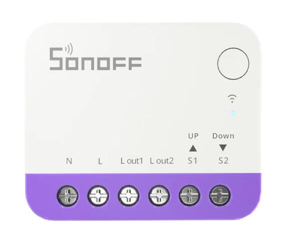SONOFF smart διακόπτης MINI-RBS για μηχανισμό κουρτινών WiFi συμβατός με Matter λευκός