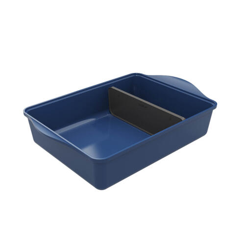 Cookut Σκεύος Φούρνου Βαθύ Blueberry Μπλε 40x27x9,5cm με Αποσπώμενο Χώρισμα Incredible - Αντικολλητ