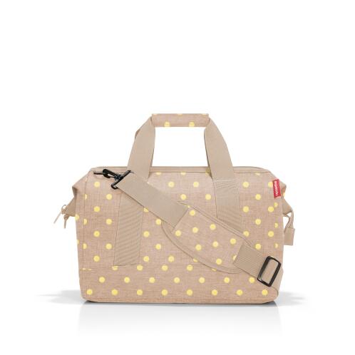 Reisenthel Τσάντα Ταξιδίου 40cm Allrounder Metallic Dots Coffee