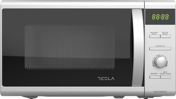 Tesla Φούρνος Μικροκυμάτων με Grill 20lt MW2060MS Γκρι