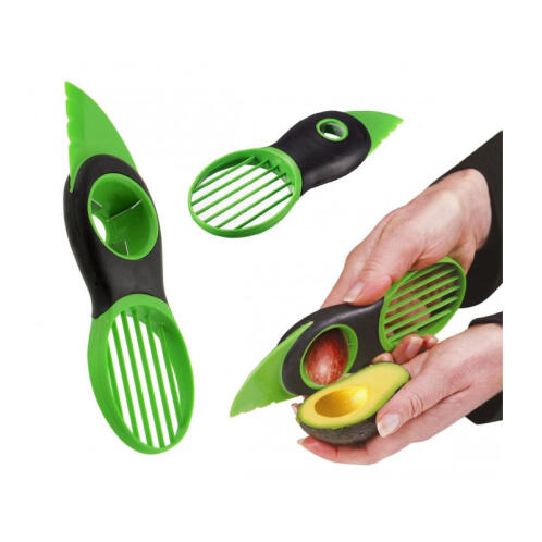 Media Wave Πλαστικός Αποφλοιωτής για Αβοκάντο 3 σε 1 MWS3001
