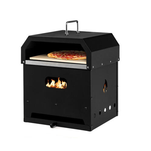Costway Φορητός Φούρνος Πίτσας με Κάρβουνο 36x33.5x43.5 cm NP10734