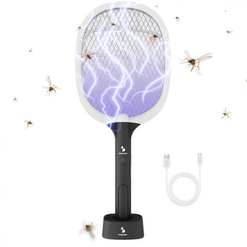 Beper Επαναφορτιζόμενη Ηλεκτρική ρακέτα με led φωτισμό 2 σε 1 για έντομα