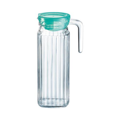 Luminarc Κανάτα Γυάλινη 1,1L με Τιρκουάζ Καπάκι Keepn Box