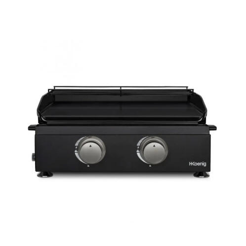 H.Koenig Ψησταριά Αερίου με 2 Καυστήρες Σχήματος U PLX1022 Μαύρη