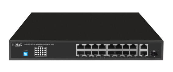 HIMAX PoE switch PS11602FE-L 16x Ethernet PoE/2x Ethernet/2x SFP θύρες έως 1000Mbps
