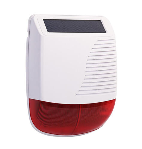 POWERTECH ηλιακή σειρήνα PT-1287 εξωτερικού χώρου 120dB κόκκινη