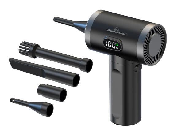 POWERTECH ηλεκτρικό air duster PT-1316 με LED φακό 50W 3600mAh μαύρο