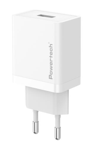 POWERTECH φορτιστής τοίχου PT-1320 USB 12W λευκός