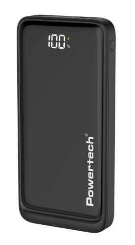 Powertech PT-1326 Power Bank με Οθόνη 10000mAh 22.5W Μαύρο
