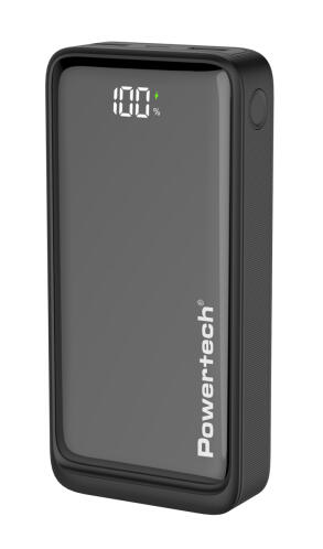 Powertech PT-1327 Power Bank με Οθόνη 20000mAh 22.5W Μαύρο