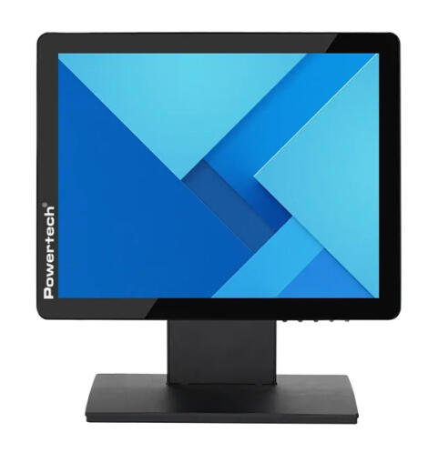 POWERTECH οθόνη αφής PT-1366 LED 15" 1024x768 HDMI/VGA/USB μαύρη
