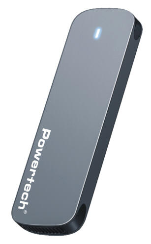 POWERTECH θήκη για M.2 SATA/NVMe SSD PT-1375 10Gbps γκρι