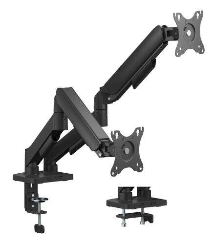 POWERTECH βάση γραφείου για 2x οθόνες PT-1425 17-32" έως 9kg