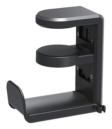 POWERTECH βάση ακουστικών γραφείου PT-1495 περιστρεφόμενη μαύρη