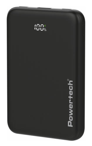 POWERTECH power bank PT-1502 με οθόνη 10000mAh 22.5W μαύρο