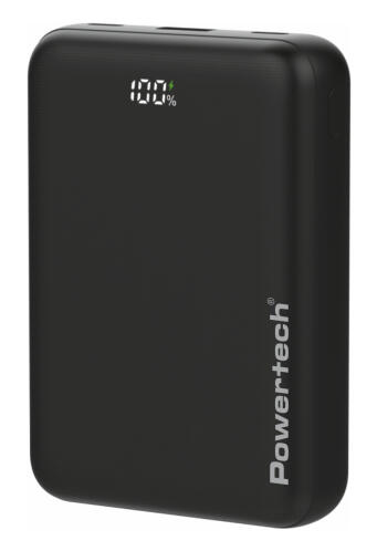 POWERTECH power bank PT-1503 με οθόνη 20000mah 22.5W μαύρο