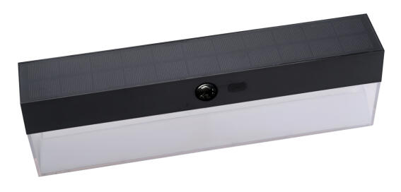 POWERTECH LED ηλιακό φωτιστικό PT-1521 με αισθητήρα κίνησης 4W 2000mAh μαύρο