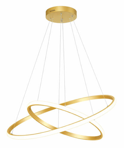 POWERTECH LED φωτιστικό οροφής PT-1526 25W 4000K Φ40x120cm χρυσό