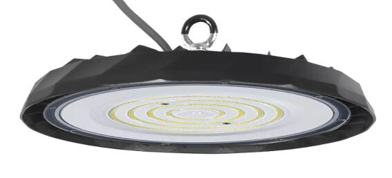 POWERTECH LED φωτιστικό καμπάνα PT-1557 100W 6500K Φ30x4cm IP65 μαύρο