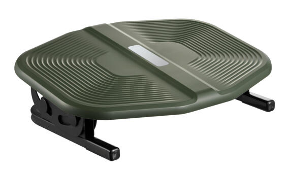 POWERTECH υποπόδιο γραφείου PT-1566 με ρυθμιζόμενη κλίση μαύρο/λαδί