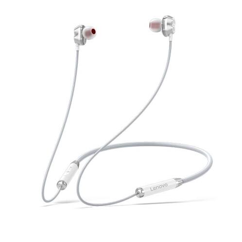 Lenovo Bluetooth Earphone (Double Coil) HE08 – Άσπρο